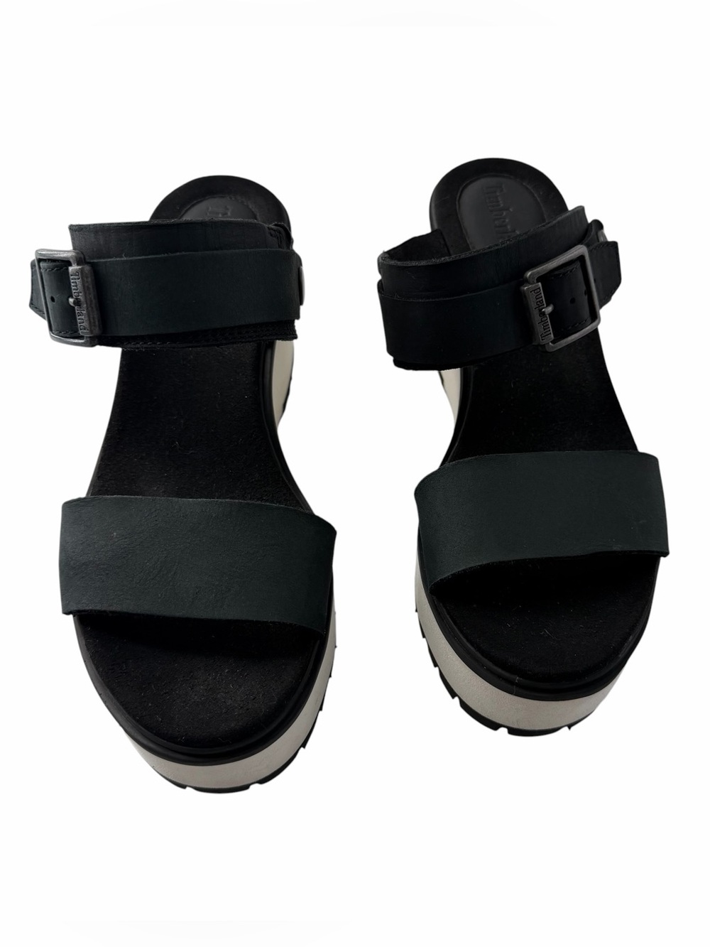 Timberland Koralyn Wedge Women’s Sandals Leather Platform Chunky Casual Size 8